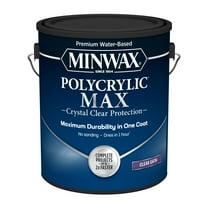 Minwax Polycrylic Max, Satin, Clear, 1 Gallon