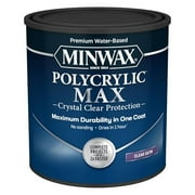 Minwax Polycrylic Max, Satin, Clear, 1 Quart