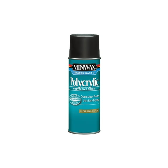 Minwax® Polycrylic™ Protective Finish Aerosol Clear, Semi-Gloss, 11.5-Oz