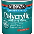 Minwax Polycrylic Protective Finish Clear Gloss 1Qt