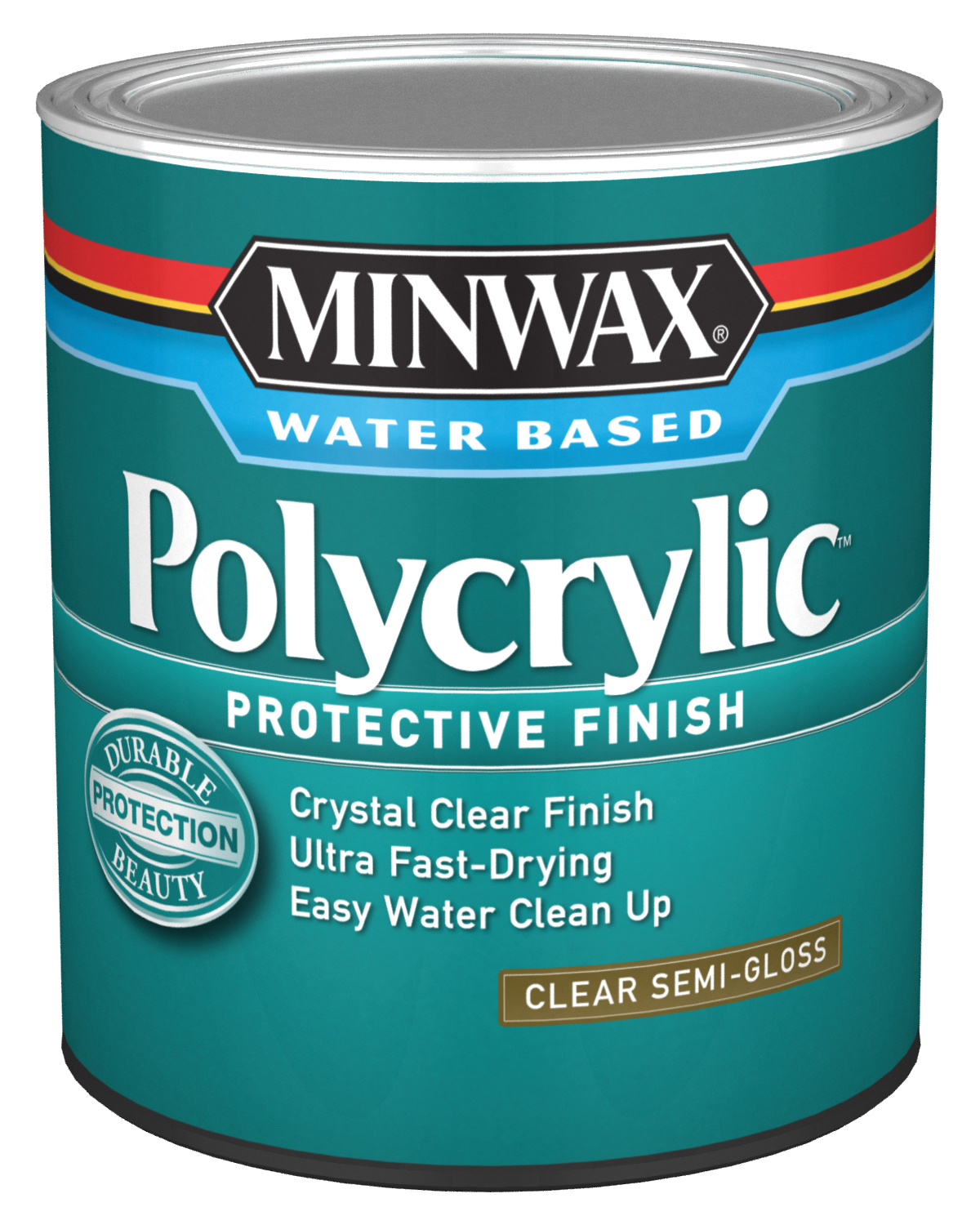 Minwax Polycrylic Protective Finish Clear Semi-Gloss 1-Qt - image 1 of 5