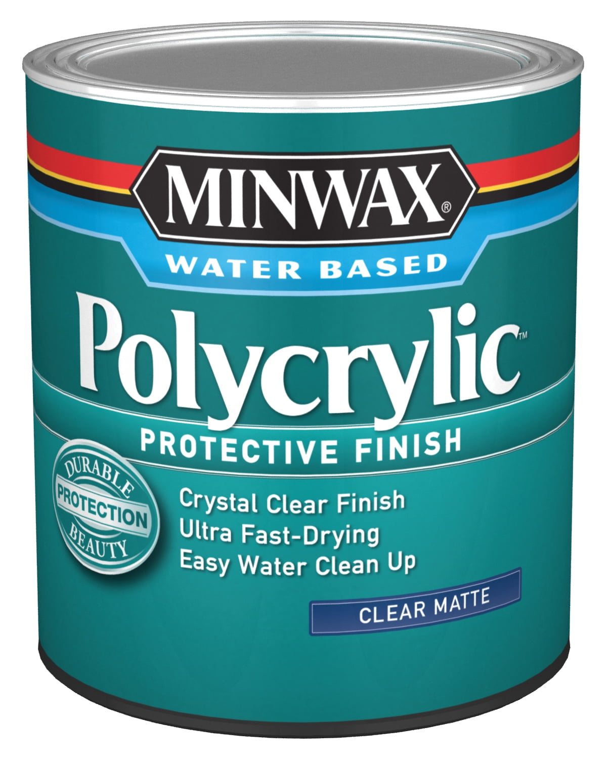 Minwax 622224444 Polycrylic Protective Finish 1 Quart Matte
