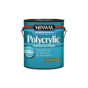 Minwax Polycrylic Protective Finish, Semi-Gloss, Clear, 1 Gallon