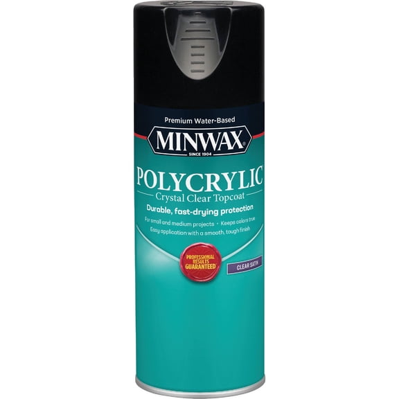Minwax Polycrylic Spray Protective Finish Spray Varnish - Single Pack