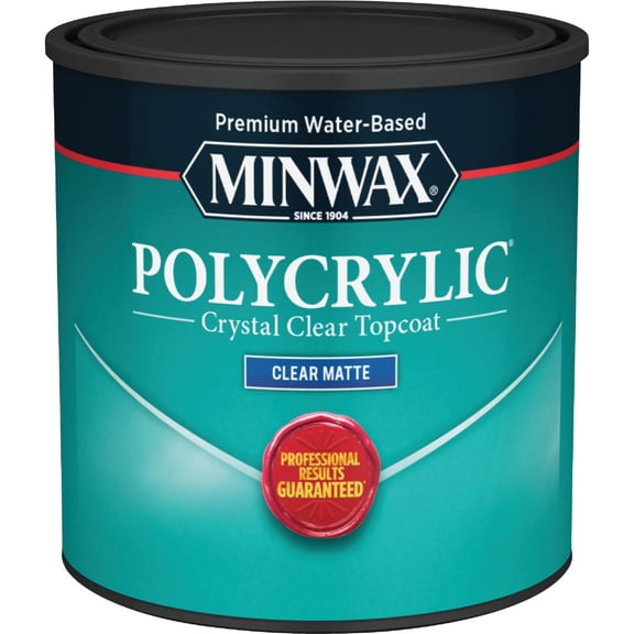Minwax Polycrylic Water Based Protective Finish - Pack of 2