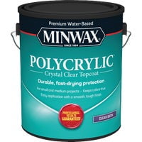 Minwax Polycrylic Water Based Protective Finish - Pack of 3 Value Multipack