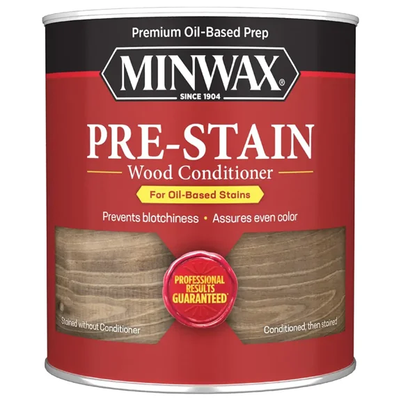 Minwax Pre-Stain Wood Conditioner, Clear, 1 Quart