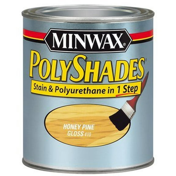 Minwax Stain And Polyurethane Finish Gloss Honey Pine 1 Qt