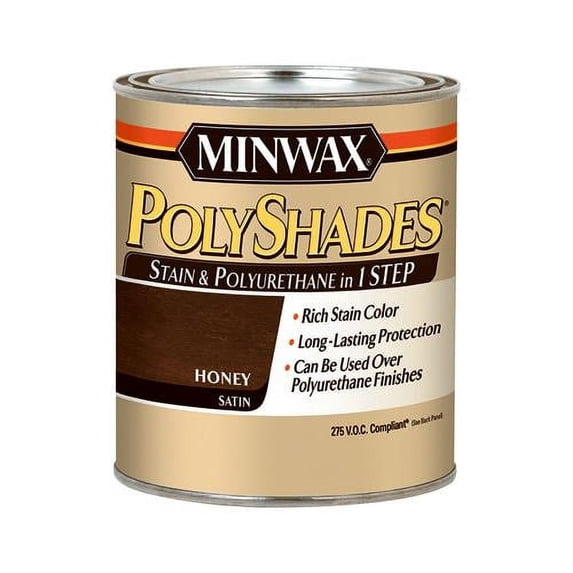 Minwax The 619960444 QT Satin Honey Polyshade