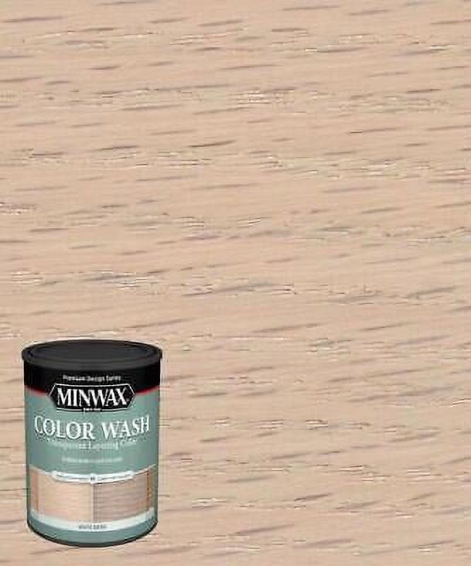 Minwax Transparent White Wash Pickling WaterBased Acrylic Wood Stain 1