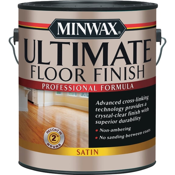 Minwax Ultimate Floor Finish, One Gallon, Clear Satin