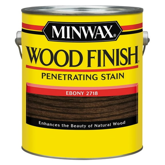 Minwax Wood Finish Interior Oil-Base Ebony Wood Stain - 1 Gallon