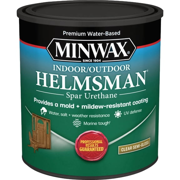 Minwax Water-Based Helmsman 1 Qt. Interior/Exterior Polyurethane2 - Pack of 2
