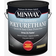 Minwax Water Based Oil-Modified Polyurethane, Warm Semi-Gloss, Clear, 1 Gallon