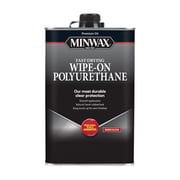 Minwax Wipe-On Poly Oil-Based Polyurethane Finish, Warm Gloss, Clear, 1 Pint
