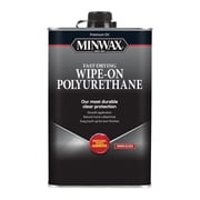 Minwax Wipe-On Poly Oil-Based Polyurethane Finish, Warm Gloss, Clear, 1 Quart