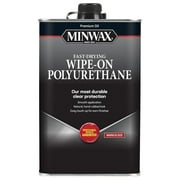 Minwax 60900 Clear Wipe-On Poly Oil-Based Polyurethane Finish, Warm Gloss