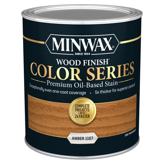 Minwax Wood Finish Color Series, Amber, 1 Quart