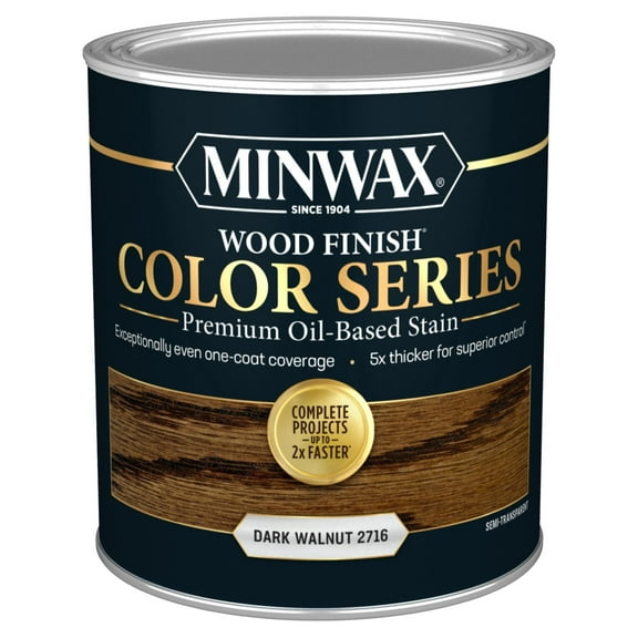 Minwax Wood Finish Color Series, Dark Walnut, 1 Quart