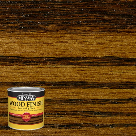 Minwax Wood Finish, Honey, 1/2 Pint