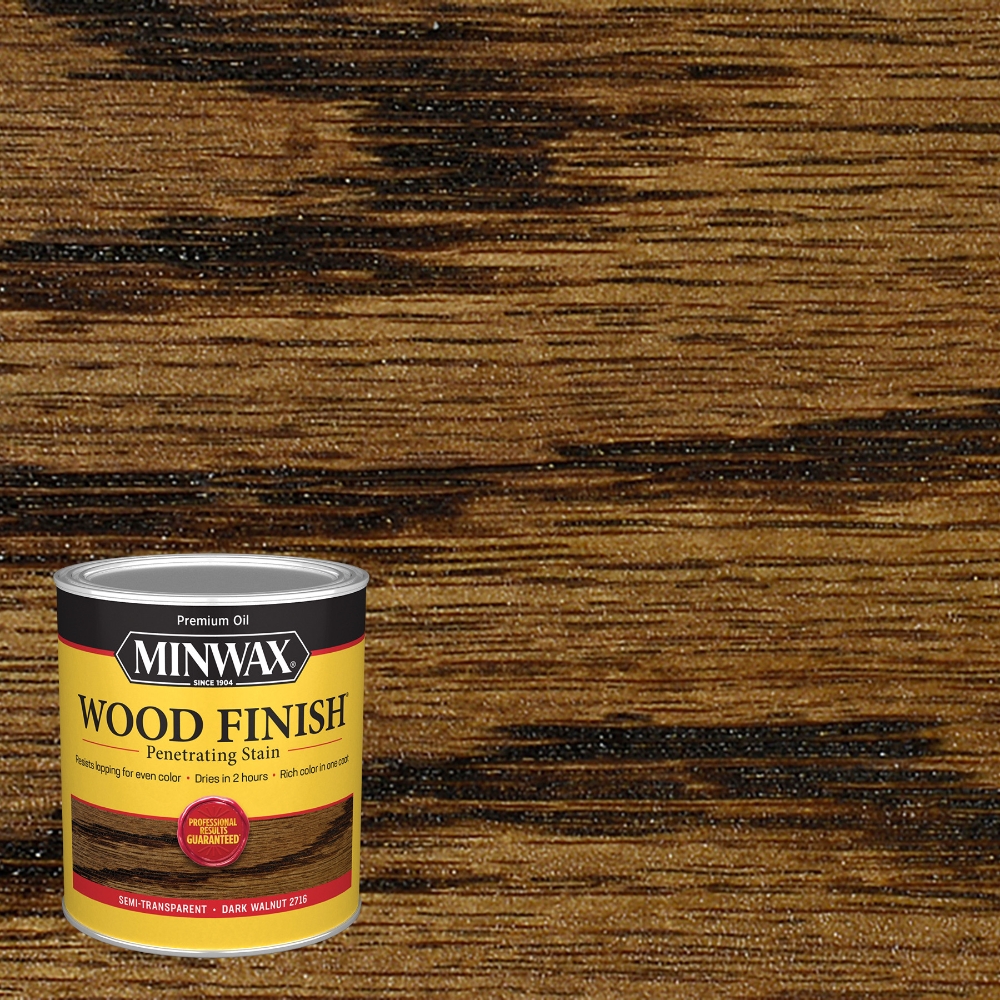 Minwax Wood Finish Penetrating Stain, Dark Walnut Oil-Based, Quart - image 1 of 9