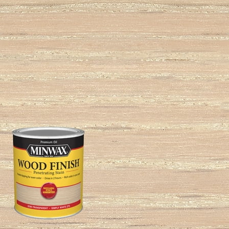Minwax Wood Finish, Simply White, 1 Quart