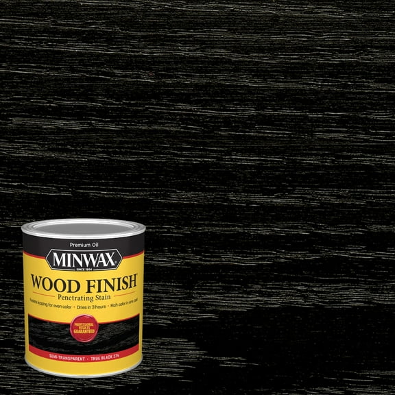 Minwax Wood Finish, True Black, 1 Quart