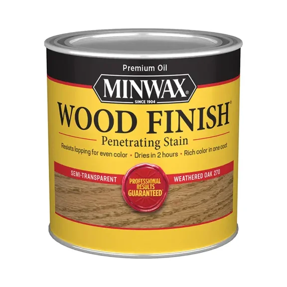 Minwax Wood Finish, Weathered Oak, 1/2 Pint