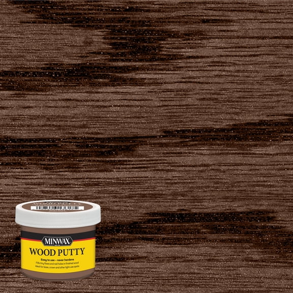 Minwax Wood Putty, Walnut, 3.75 oz.