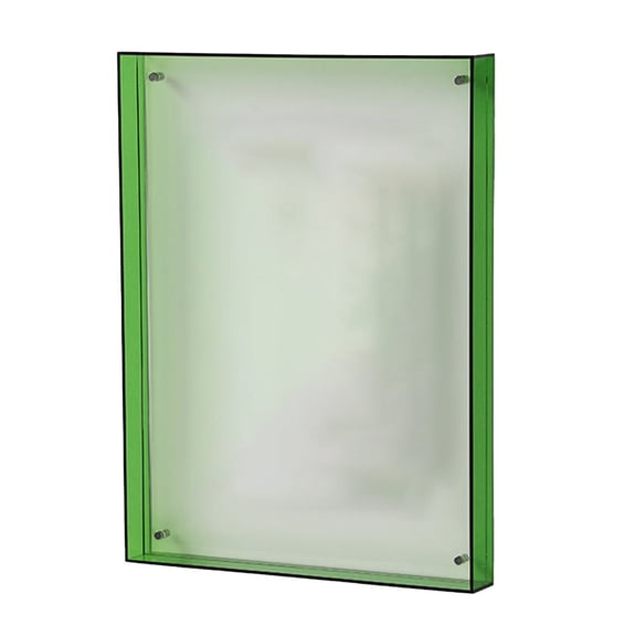 Minxio Acrylic picture frame diy frame Transparent poster hanging wall decoration, Green