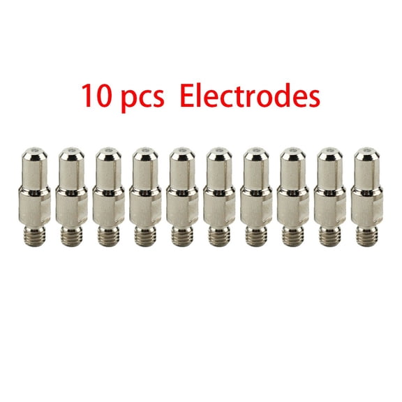 Minxio Electrodes Tips Cups Consumables fit Chicago Electric 95136 Plasma Cutter Parts,10pcs Electrodes