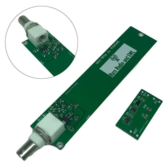 Minxio Portable Mini Whip Active Antenna for Shortwave 10KHZ to 30MHZ HF LF VLF VHF RX