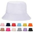 thumbnail image 1 of Minzimin 1 & 2 Pack Bucket Hat for Women Men Summer Travel Beach Sun Hat Outdoor Cap Unisex Bucket Hats, 1 of 6