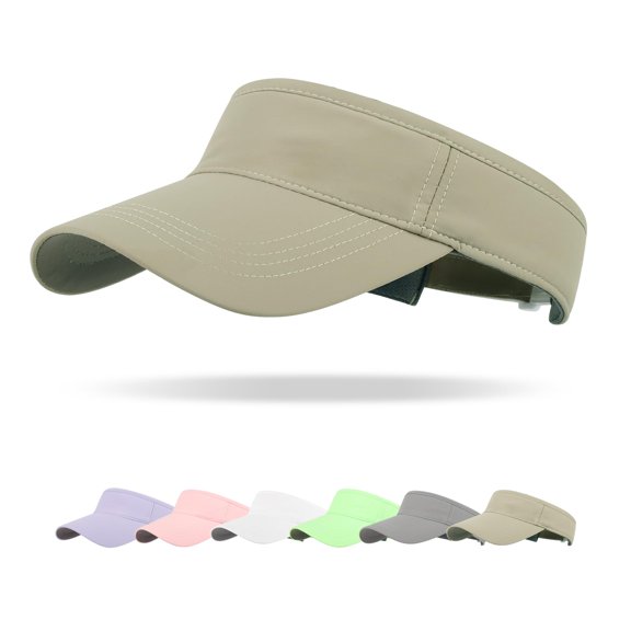 Minzimin 1/2pcs Sun Visor Hats for Women,Outdoor Sports Breathable Caps for Running, Tennis, Beach, Travel
