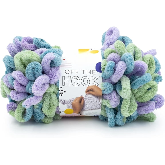 Minzimin 1-Pack Yarn Off the Hook Yarn, Bulky No-Needle Craft Yarn for Crocheting, Hand-Knitting Yarn