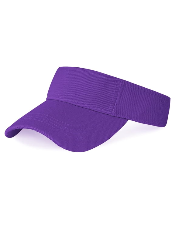 1 Piece of Sport Wear Athletic Visor Sun Sports Visor Hat Visor Adjustable Cap for Women and Men (One Size)