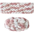 thumbnail image 1 of Minzimin 1 Rolls Pomp-A-Doodle Yarn,100% Polyester Jelly Bean POM-POM Ball Yarn for Crochet Knitting Handcraft Mat Pet Nest 150g, 1 of 8