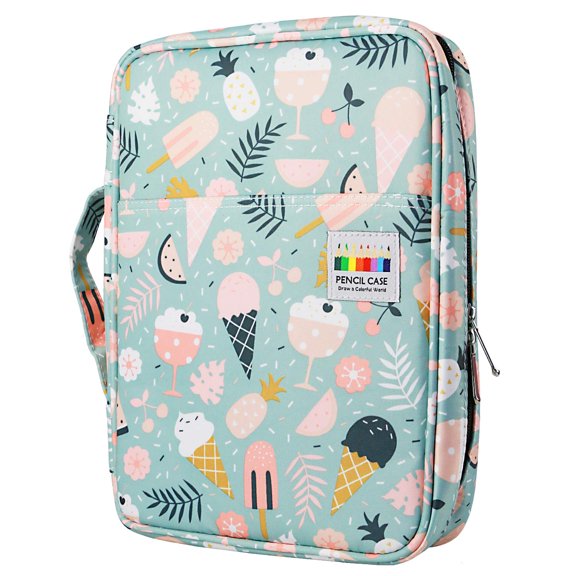 Minzimin 166 slots Colored Pencil Case Holder - Pen Case Organizer with Multilayer Holder for Prismacolor Colored Pencils & Gel Pen of Adult & Artist