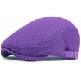 thumbnail image 1 of Minzimin 1Pack Breathable Mesh Flat Cap for Man/Woman Adjustable Newsboy Cap Cabbie Hat, 1 of 7