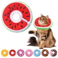 thumbnail image 1 of Minzimin 1Pack Cat Cone Collar Soft, Adjustable Cat Recovery Collars Spay Cones to Stop Licking, Cute Donut E Collar After Surgery, Anti-Lick Wound Healing Elizabethan Collar for Kittens, 1 of 7