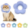 thumbnail image 1 of Minzimin 1Pack Cat Cone Collar Soft, Waterproof Cats Cones to Stop Licking After， Adjustable Soft Elizabeth Cats Collars , Flower Shape Cat Recovery Collar, 1 of 8