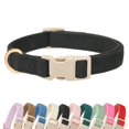 thumbnail image 1 of Minzimin 1Pack Soft Cotton Dog Collar Adjustable Corduroy Dog Collars for Small Medium Large Female Dogs(Pink,Small), 1 of 9
