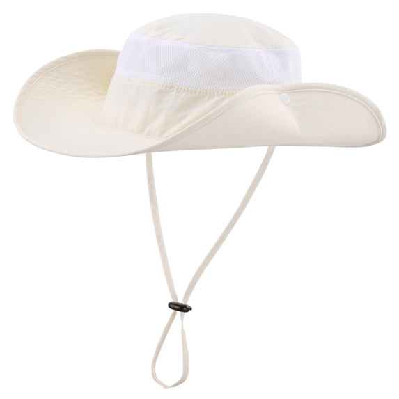 Minzimin 1Pack UPF 50+ Wide Brim Sun Hat for Men Breathable Cowboy Boonie Cap Outdoor UV Protection Bucket Hat for Fishing Hiking