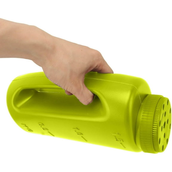 Minzimin 1Pcs Hand Held Spreader, Adjustable Hole Handheld Fertilizer Spreader Shaker for Seed, Salt, Ice , and Fertilizer