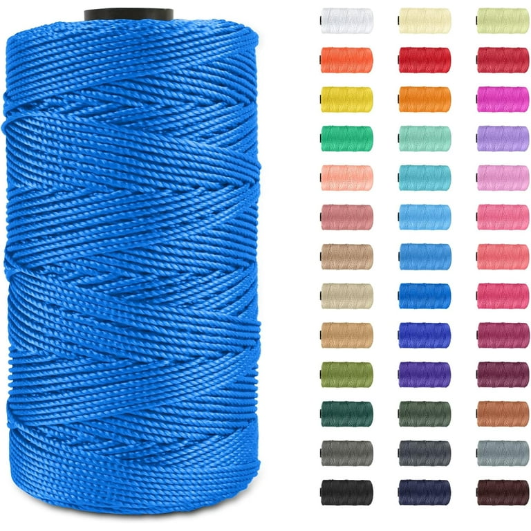 Minzimin 1Pcs Polypropylene Macrame Cord x 656 feet Twisted