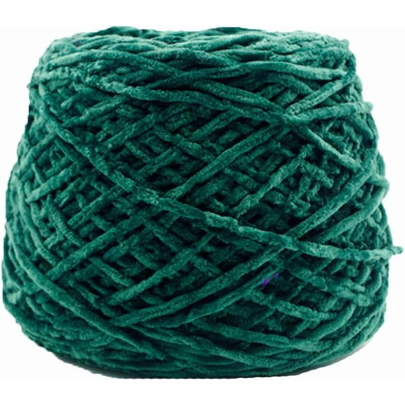 Minzimin 1pcs 250g Chenille Velvet Yarn Army Bulky Vegan Soft Yarn Velvet Knitting Yarn Polyester Blended Cotton Chenille Yarn Hand Knitting Yarn Crochet Thread for Clothing Hat Scarf Blanket