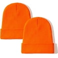 thumbnail image 1 of Minzimin 2 Packs Unisex Beanie Hats for Men and Women Knit Winter Beanies, 1 of 7