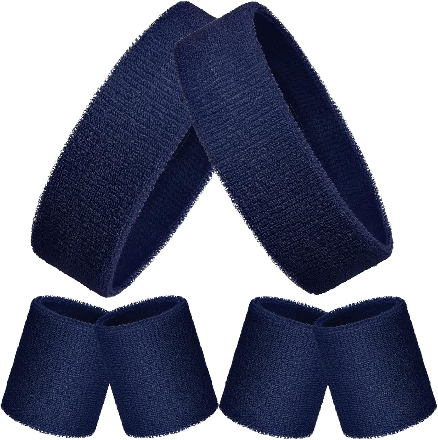 Minzimin 6 Pcs Neon Sports Sweatbands Set Paris Sports  display picture 2