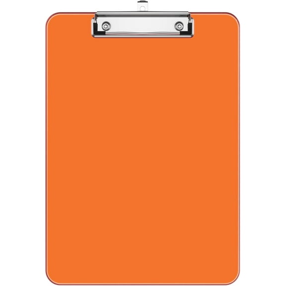 Minzimin 8.5 x 11 Plastic Clipboards Set of 1/2, Low Profile Metal Clip, Translucent Board, 12.5 x 9 in Letter Size, Office Supply, Back to School
