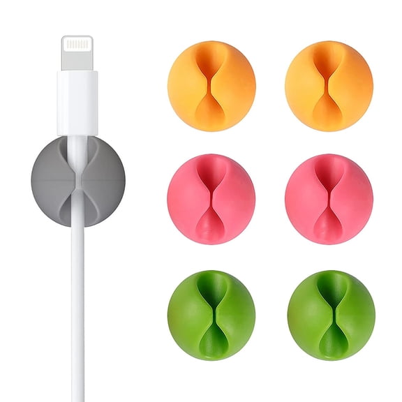 Minzimin Cable Clips, Desk Cable Drop, Desk Wire Clips for All Your Computer, Electrical, Charging or Mouse Cord
